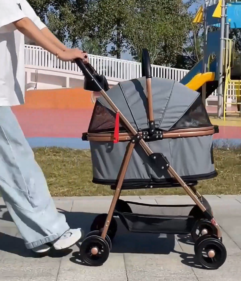 Multifunctional pet stroller