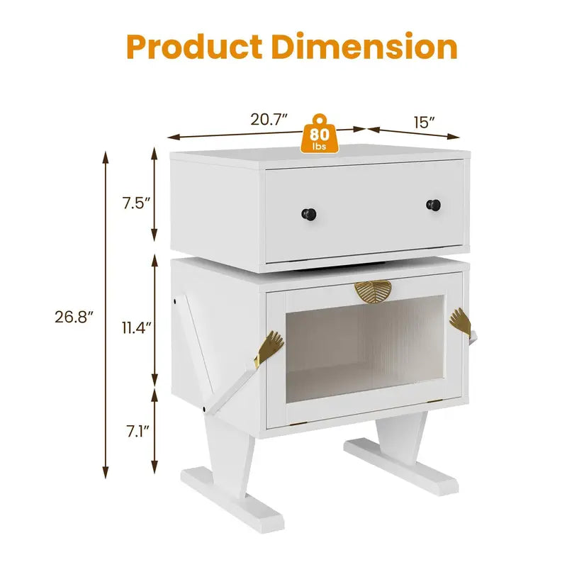 Robotic bedside table