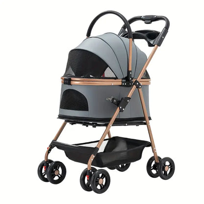 Multifunctional pet stroller