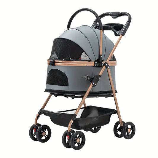 Multifunctional pet stroller